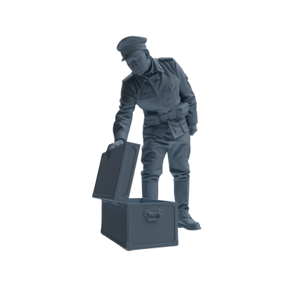 MRY-SFW SSTR257 WWI German Army Logistics Soldier Combat Readiness Four-Person Group