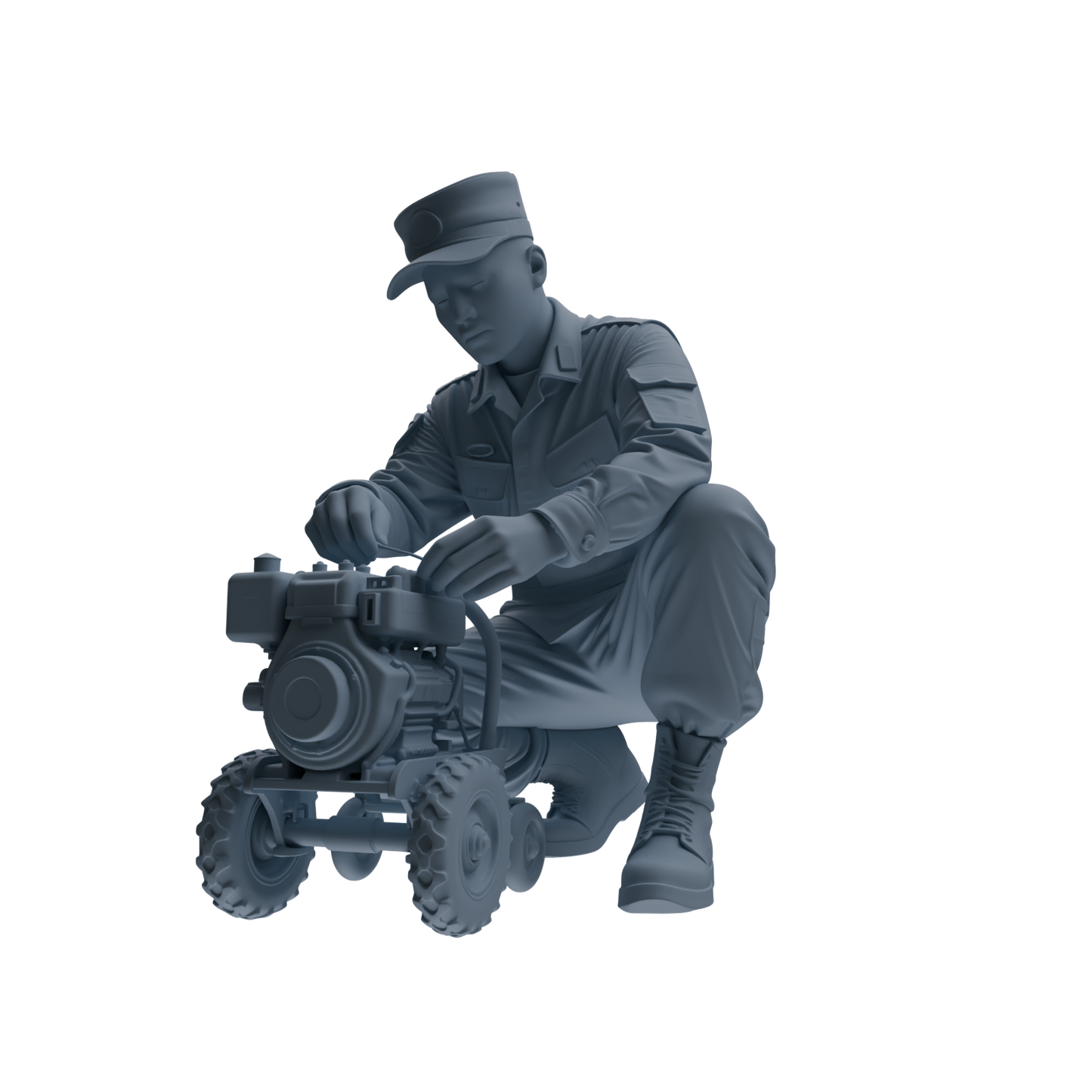 MRY-SFW SSTR242 Modern Army Logistics Maintenance Four-Person Group