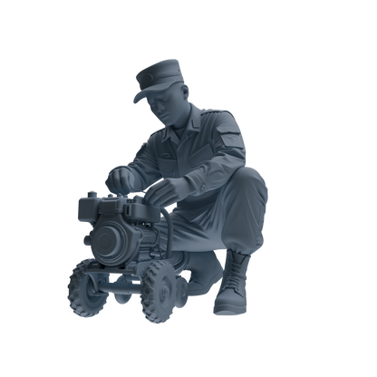 MRY-SFW SSTR242 Modern Army Logistics Maintenance Four-Person Group
