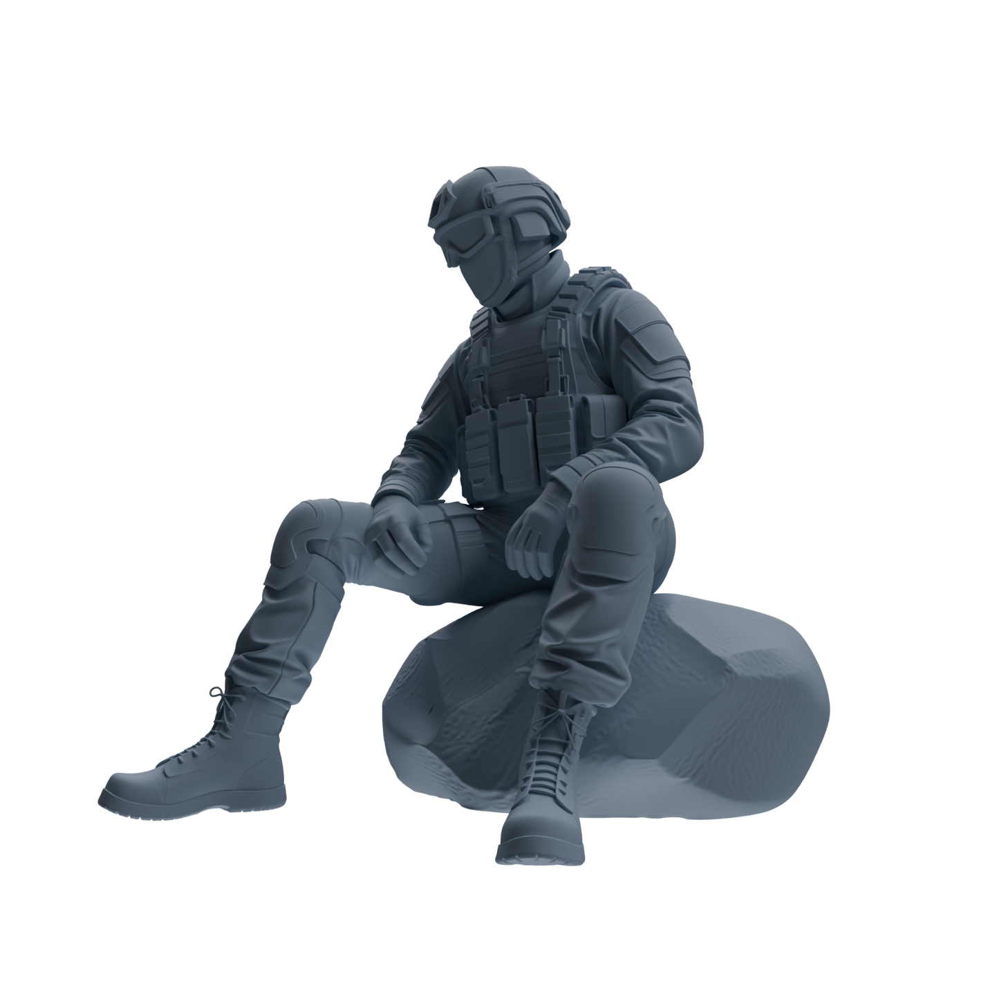 MRY-SFW SSTR348 Modern American Mercenary Conversation 2 Four-Person Group