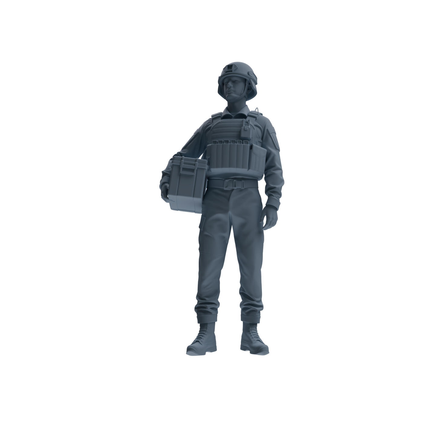 MRY-SFW SSTR236 Modern French Army Logistics Soldier Logistics Four-Person Group