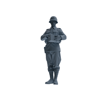 MRY-SFW SSTR223 WWII French Army Logistics Soldier Combat Readiness Four-Person Group