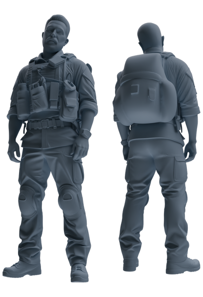 MRY-SFW SSTR010  Modern Navy SEAL Six-Person Conversation Group