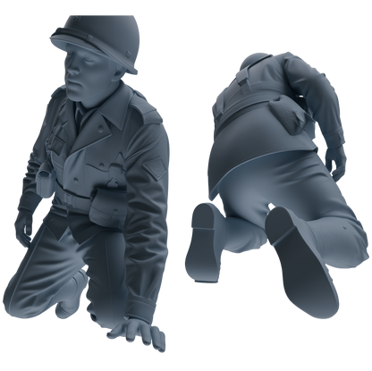 MRY-SFW SSTR059 Miniatures Soldier Model Kit Hacksaw Ridge Rescue Story WWII U.S. Army Six-Person Frontline Group
