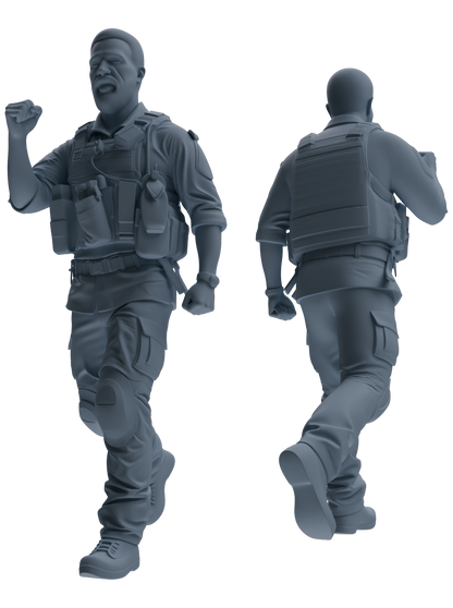 MRY-SFW SSTR014 Miniatures Soldier Model Kit Modern Navy SEAL Six-Person Triumphant Return Group