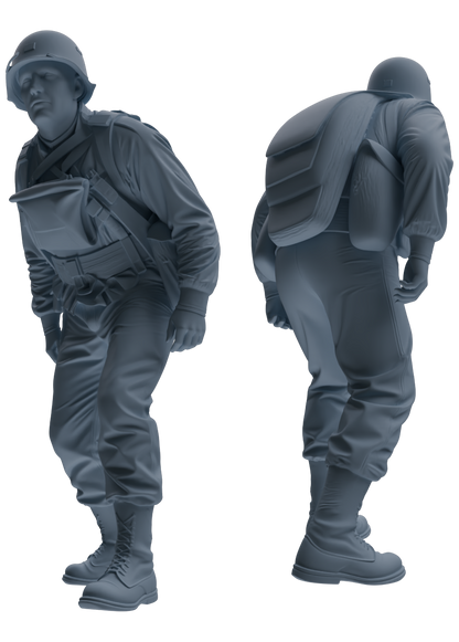 MRY-SFW SSTR077 Miniatures Soldier Model Kit Saving Ryan in Normandy WWII U.S. Army Six-Person Combat Group
