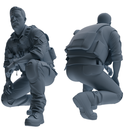 MRY-SFW SSTR019 Miniatures Soldier Model Kit Modern Navy SEAL Six-Person Reconnaissance Group