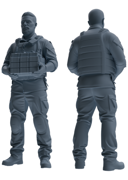 MRY-SFW SSTR009  Modern Navy SEAL Six-Person Logistics Group