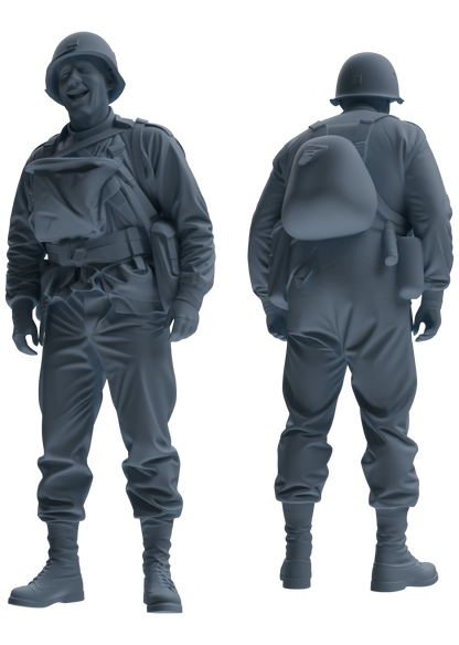 MRY-SFW SSTR065 Miniatures Soldier Model Kit Saving Ryan in Normandy WWII U.S. Army Six-Person Singing Group