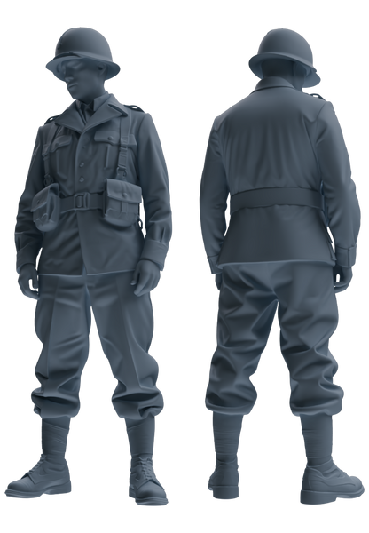 MRY-SFW SSTR058 Miniatures Soldier Model Kit Hacksaw Ridge Rescue Story WWII U.S. Army Six-Person Praying Group