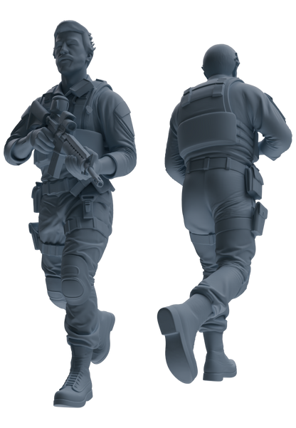 MRY-SFW SSTR016 Miniatures Soldier Model Kit Modern Navy SEAL Six-Person Frontline Group