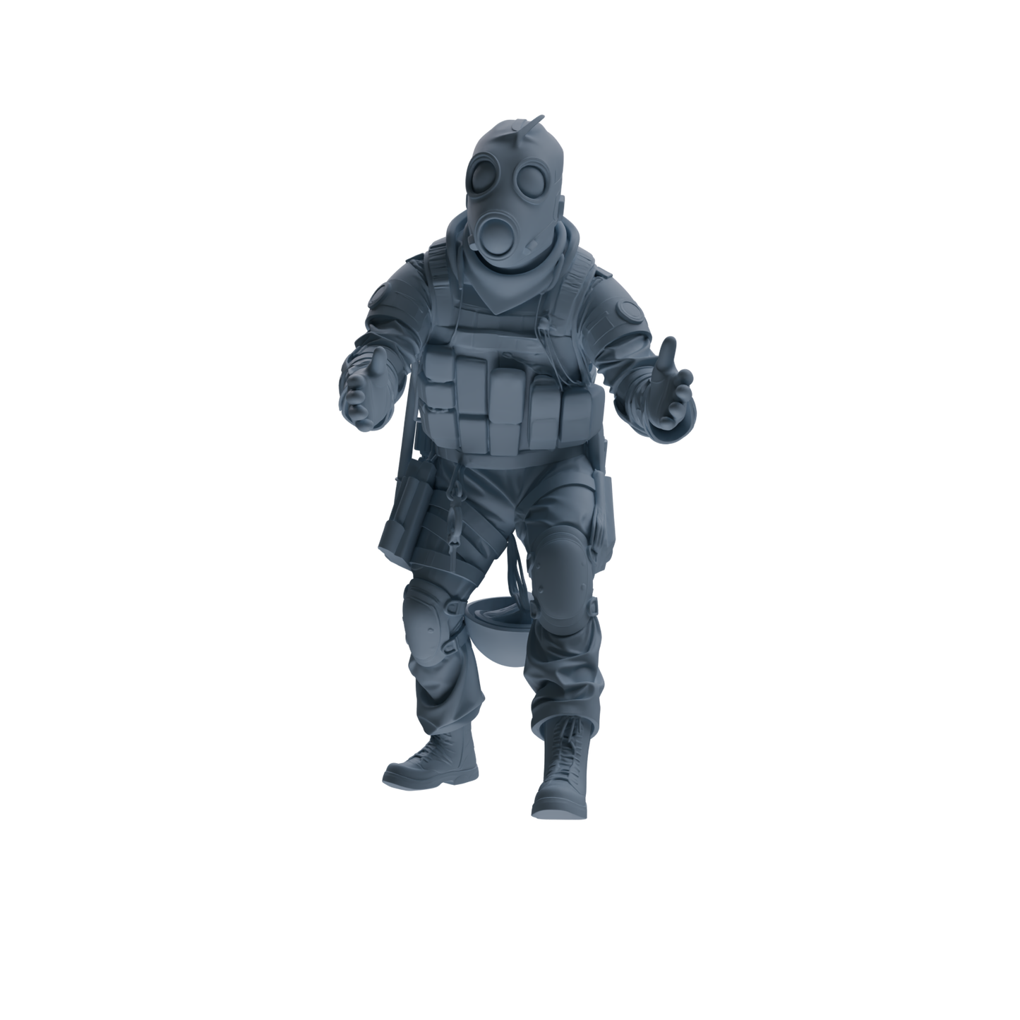 MRY-SFW SSTR313 Modern Counter-Terrorism SWAT Breacher Rescue Four-Person Group