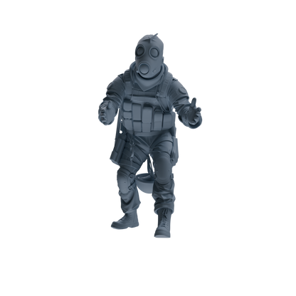 MRY-SFW SSTR313 Modern Counter-Terrorism SWAT Breacher Rescue Four-Person Group