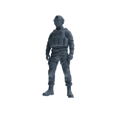MRY-SFW SSTR359 Modern American Mercenary Garrison 2 Four-Person Group
