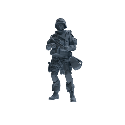 MRY-SFW SSTR334 Modern Counter-Terrorism SWAT Fire Support Operator Garrison Four-Person Group