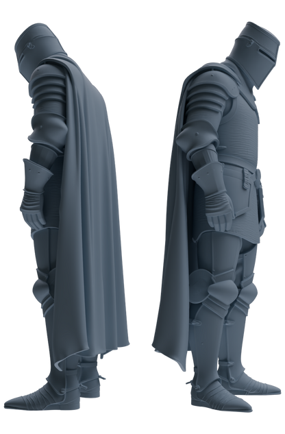 MRY-SFW SSTR085 Miniatures Soldier Model Kit Medieval Knight Five-Person Confession Group