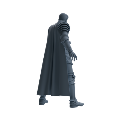 MRY-SFW SSTR082 Miniatures Soldier Model Kit Medieval Knight Without Helmet Four-Person Training Group