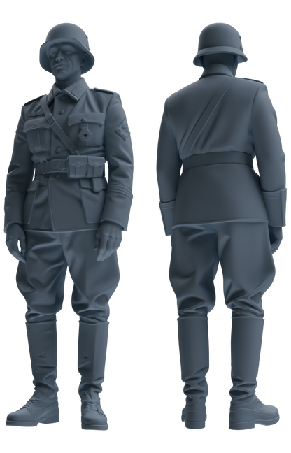 MRY-SFW SSTR001  Miniatures Soldier Model Kit WWII German Army Six-Person Officer Reprimand Group