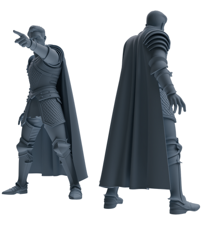 MRY-SFW SSTR082 Miniatures Soldier Model Kit Medieval Knight Without Helmet Four-Person Training Group