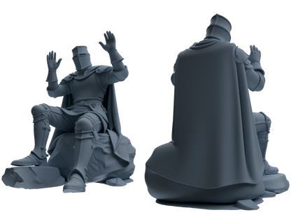 MRY-SFW SSTR088 Miniatures Soldier Model Kit Medieval Knight Five-Person Conversation Group