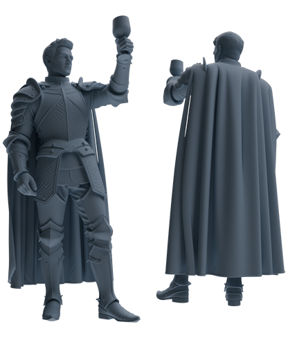 MRY-SFW SSTR090 Miniatures Soldier Model Kit Medieval Knight Six-Person Celebration Group
