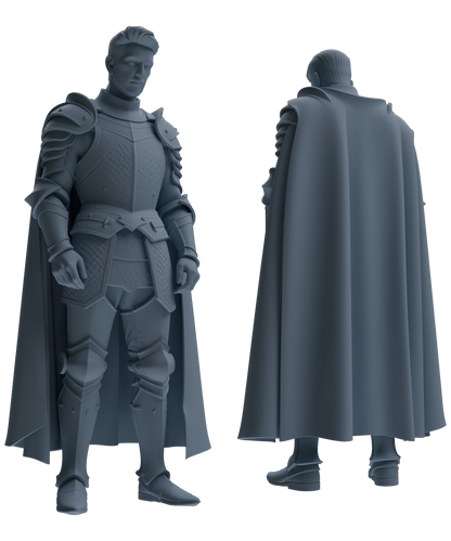 MRY-SFW SSTR080 Miniatures Soldier Model Kit Medieval Knight Without Helmet Six-Person Daily Routine 3