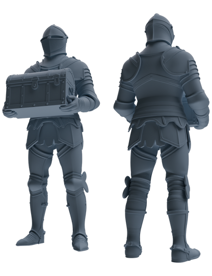 MRY-SFW SSTR084 Miniatures Soldier Model Kit Medieval Knight Five-Person Supply Carrying Group