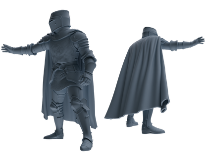 MRY-SFW SSTR086 Miniatures Soldier Model Kit Medieval Knight Six-Person Submission Group