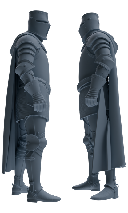 MRY-SFW SSTR091 Miniatures Soldier Model Kit Medieval Knight Five-Person Celebration Group