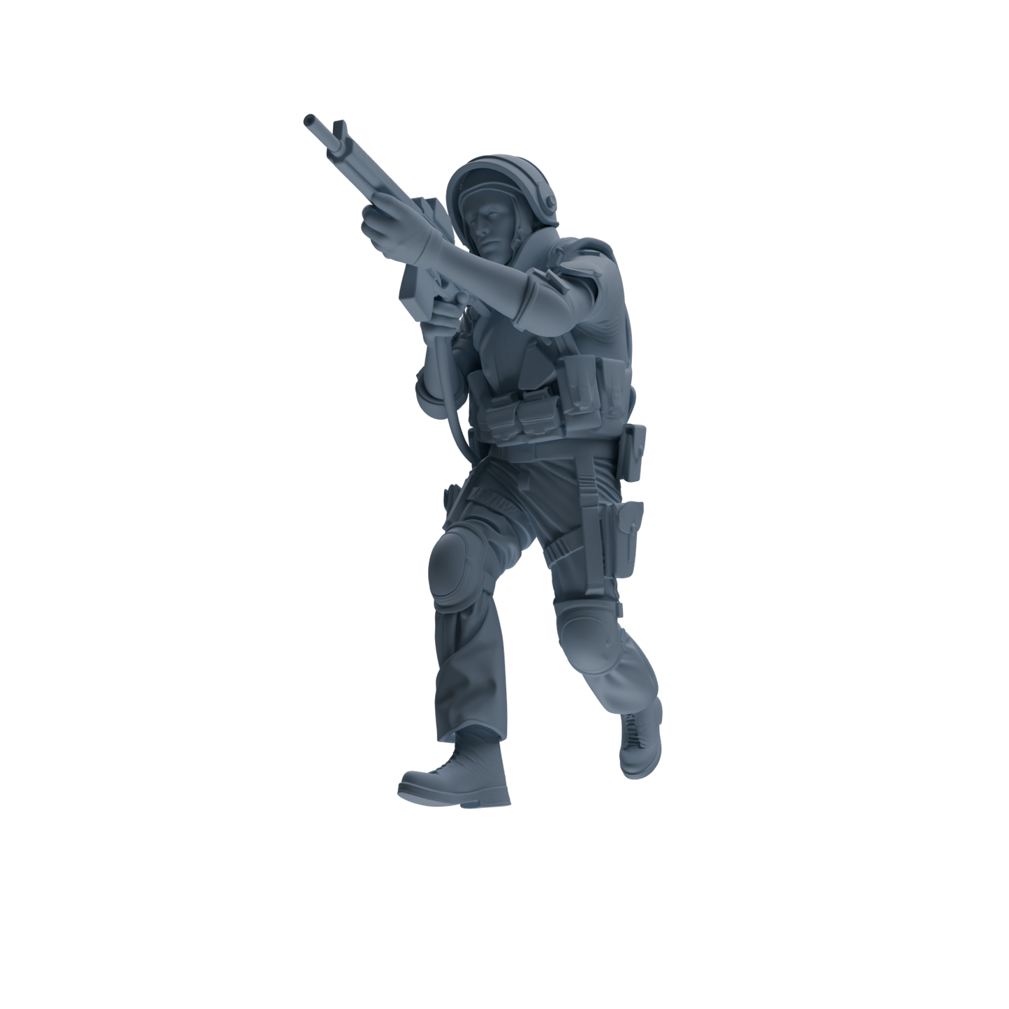 MRY-SFW SSTR322 Modern Counter-Terrorism SWAT Shield Bearer Combat Four-Person Group