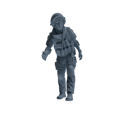 MRY-SFW SSTR317 Modern Counter-Terrorism SWAT Shield Bearer Rescue 2 Four-Person Group