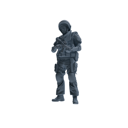 MRY-SFW SSTR321 Modern Counter-Terrorism SWAT Shield Bearer Garrison Four-Person Group