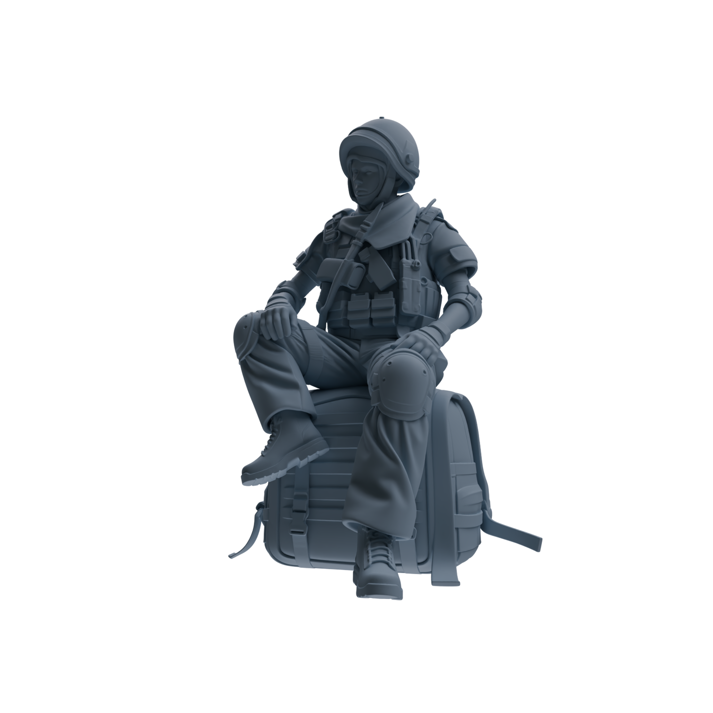 MRY-SFW SSTR320 Modern Counter-Terrorism SWAT Shield Bearer Rest 3 Four-Person Group