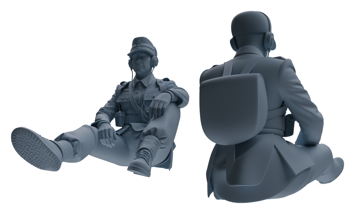 MRY-SFW LYGR649 WWII Mine Soldier Six-Person Rest Group