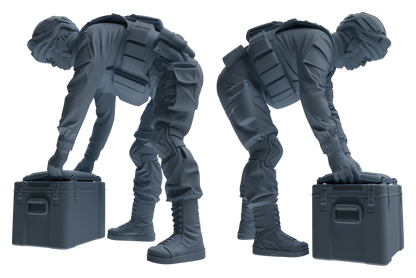 MRY-SFW LYGR626 Modern Airborne Division Six-Person Combat Readiness