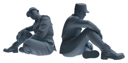 MRY-SFW LYGR634 WWII Japanese Army Seven-Person Rest