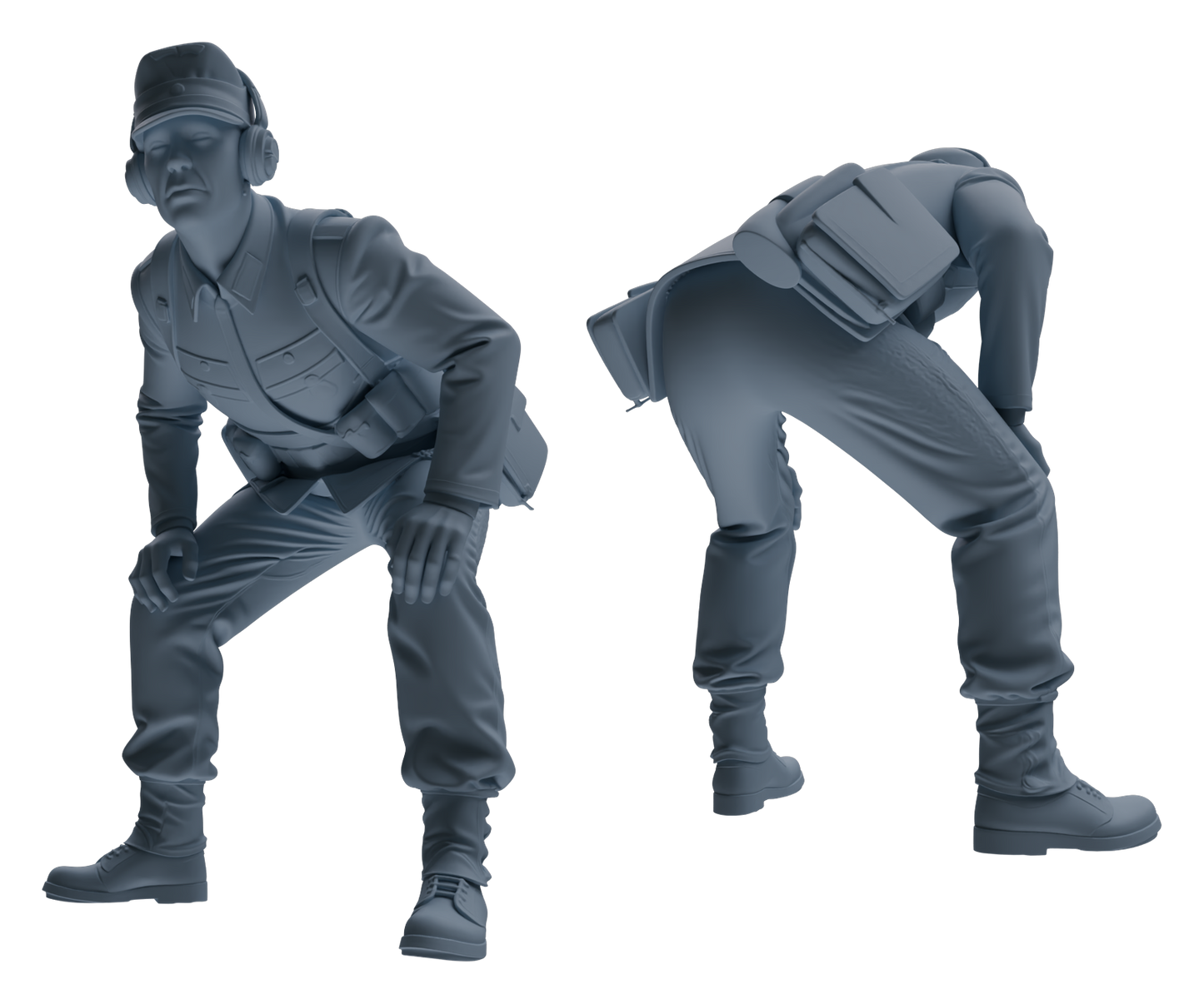 MRY-SFW LYGR648 WWII Mine Soldier Six-Person Battle Group