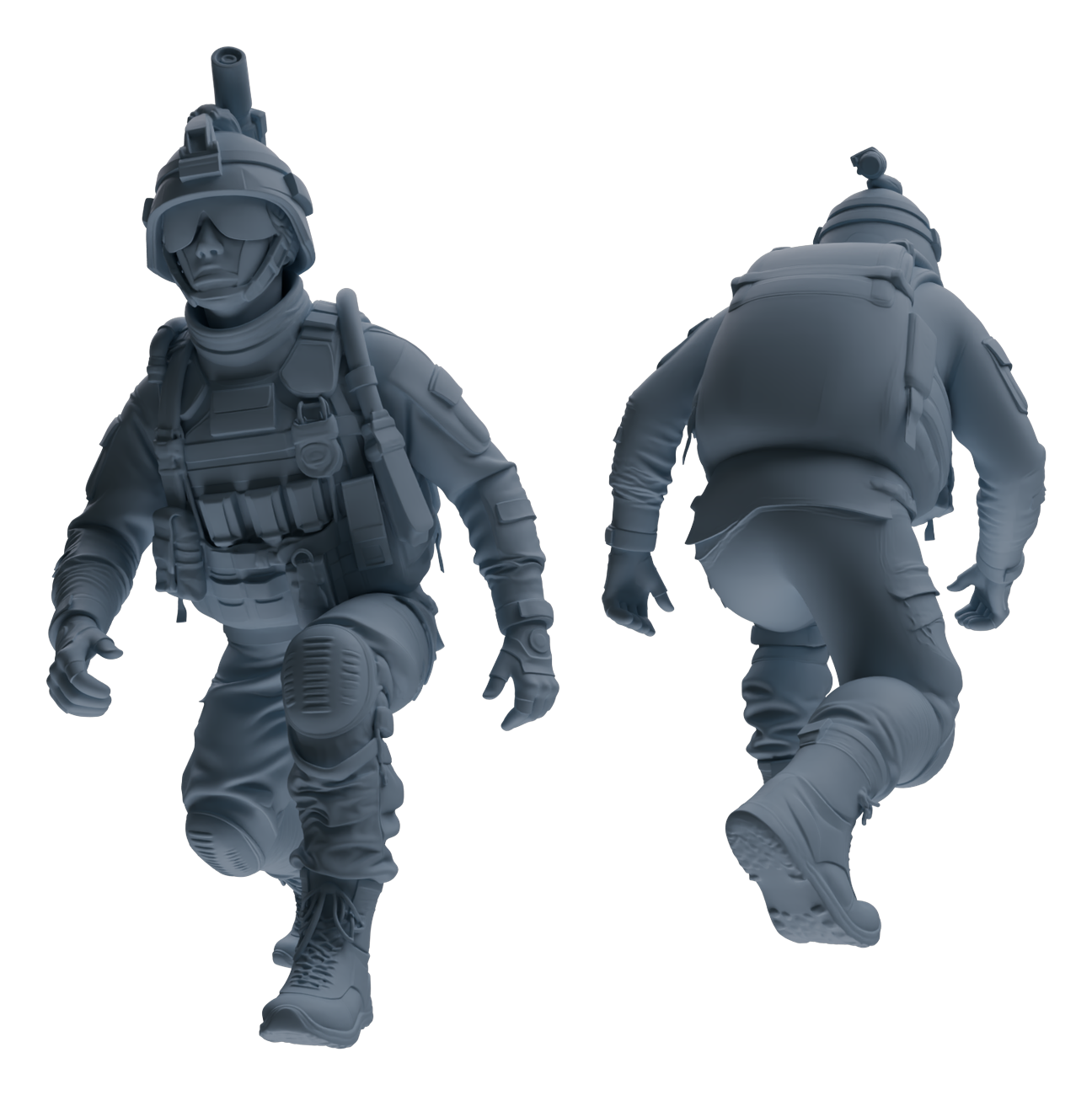 MRY-SFW LYGR617 Modern U.S. Cement Army Seven-Person Combat Readiness