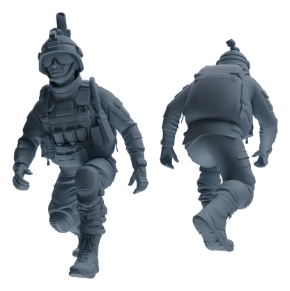 MRY-SFW LYGR617 Modern U.S. Cement Army Seven-Person Combat Readiness