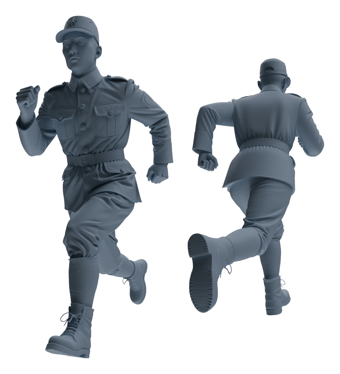 MRY-SFW LYGR637 WWII Japanese Army Six-Person Daily Routine