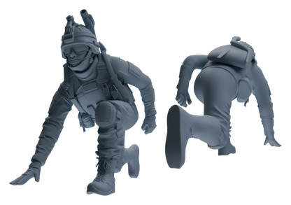 MRY-SFW LYGR617 Modern U.S. Cement Army Seven-Person Combat Readiness