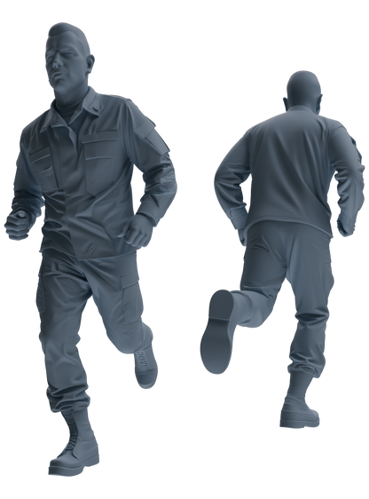MRY-SFW SSTR027 Miniatures Soldier Model Kit 1993 Mogadishu Black Hawk Helicopter Soldier Assault Six-Person Group