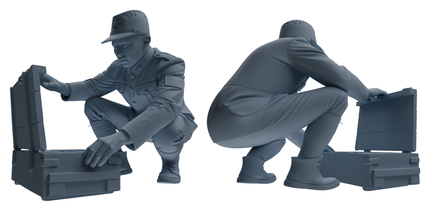 MRY-SFW LYGR633 WWII Japanese Army Five-Person Combat Readiness