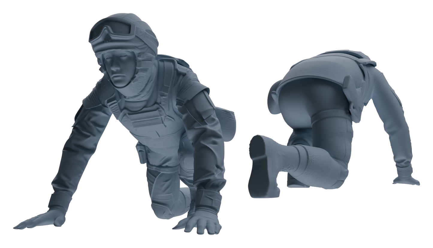 MRY-SFW LYGR627 Modern Airborne Division Seven-Person Training