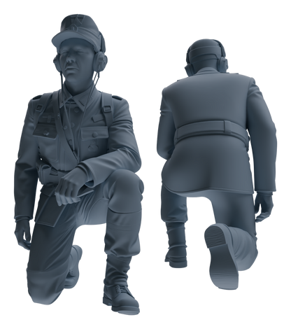 MRY-SFW LYGR652 WWII Mine Soldier Six-Person Cursing Group