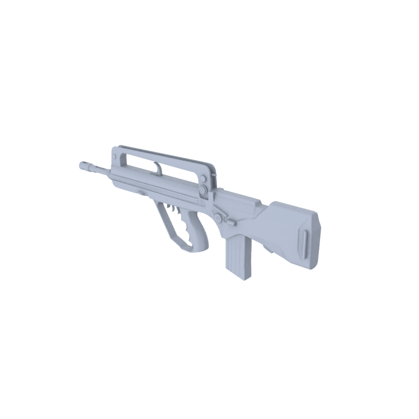 MRY-SFW LYGS001 Modern Standard Rifle 3D Model - 6 Selection Drawings