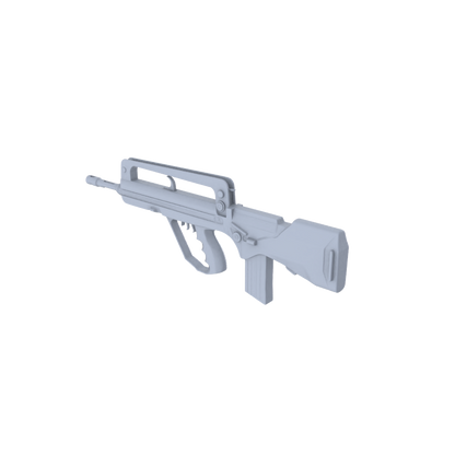 MRY-SFW LYGS001 Modern Standard Rifle 3D Model - 6 Selection Drawings