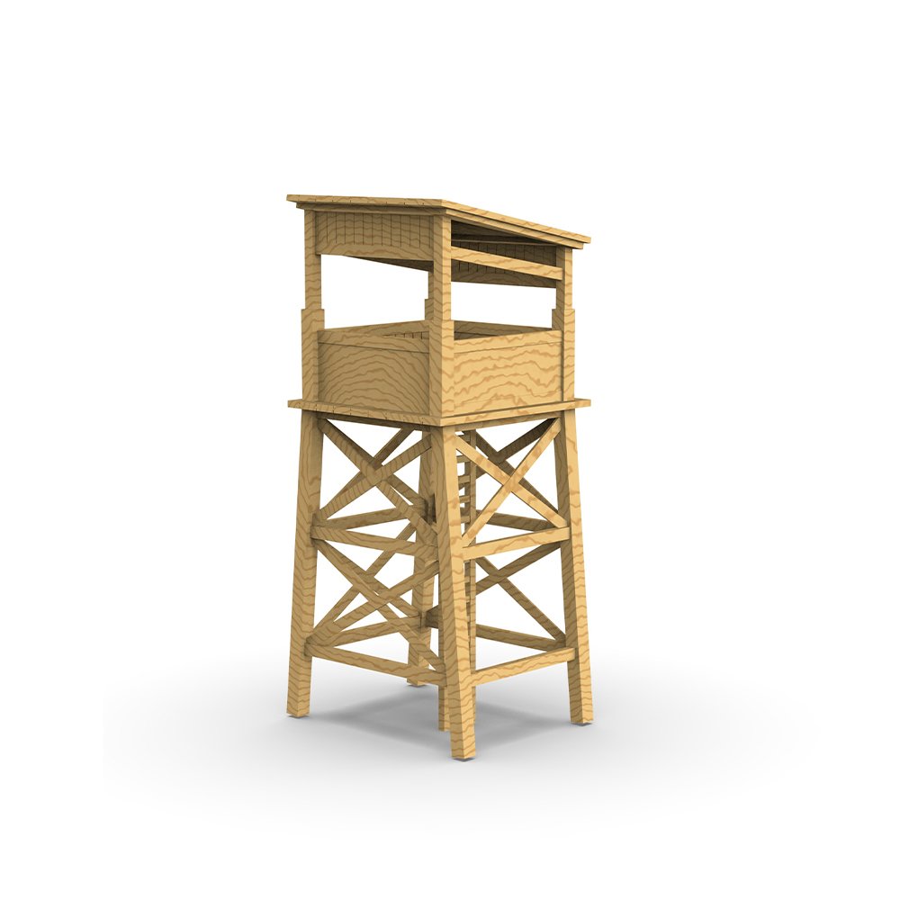 Observation Tower FOR Model Railroads Display MRY-SFW LYT48096B
