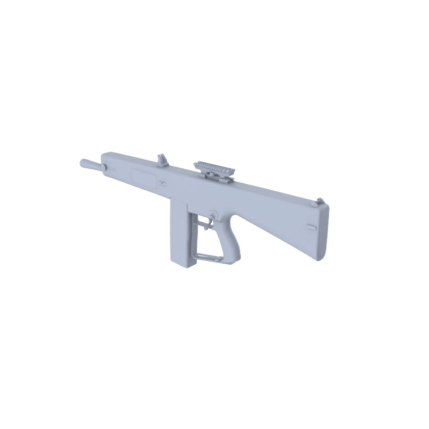 MRY-SFW LYGS005 Modern Battlefield Scale Models - 6 Untextured Shotgun/SMG Set