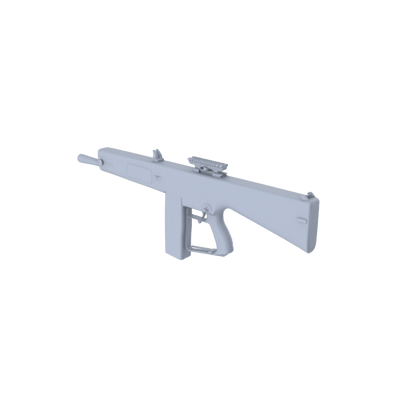 MRY-SFW LYGS005 Modern Battlefield Scale Models - 6 Untextured Shotgun/SMG Set